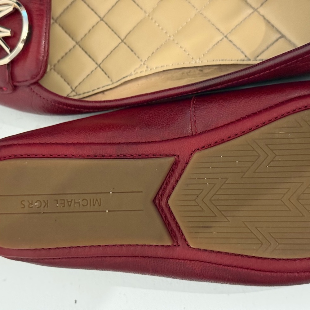 Michael Kors Burgundy Flats